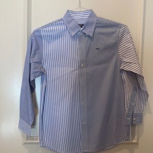 Boy’s Vineyard Vines blue striped shirt